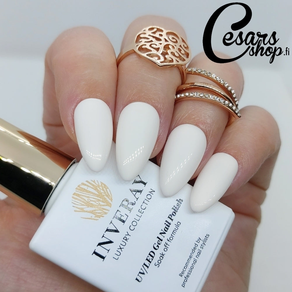 Inveray Luxury Gel Polish, Cream White