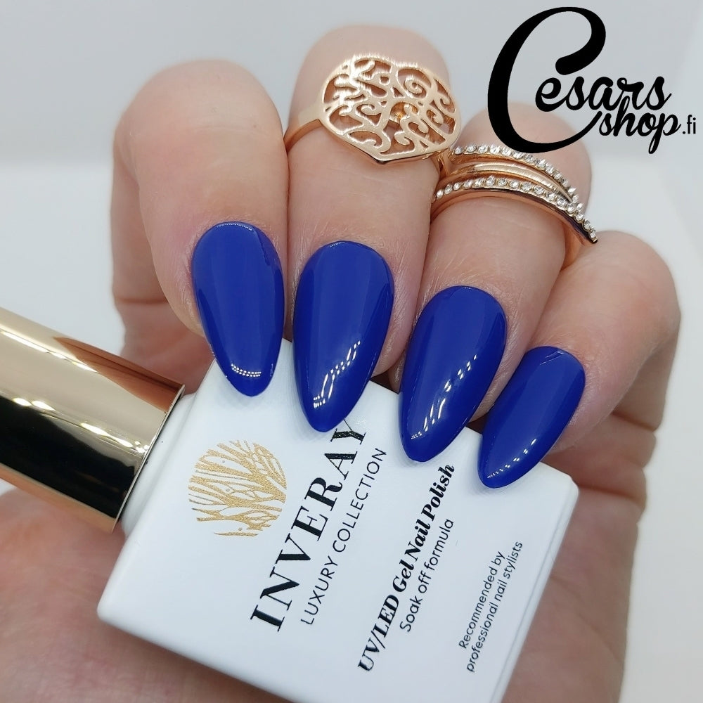 Inveray Luxury Gel Polish, Blue Bookmark