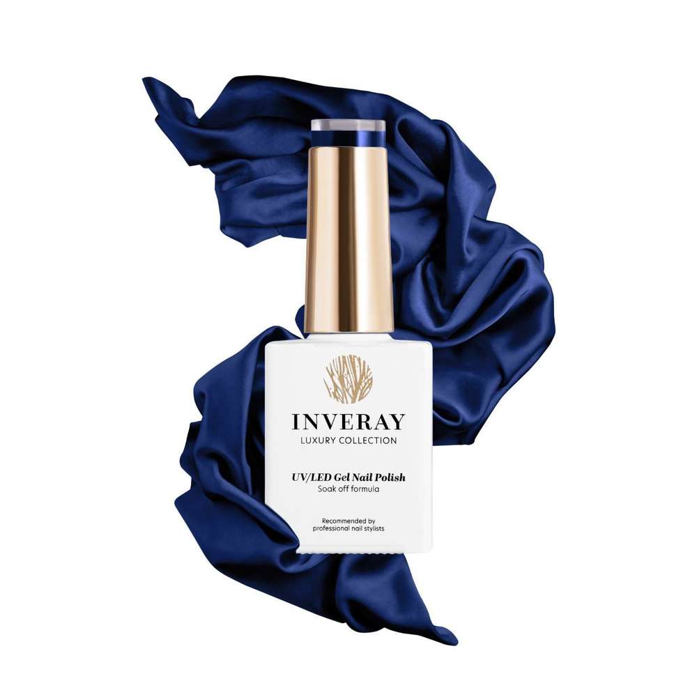 Inveray Luxury Gel Polish, Blue Bookmark