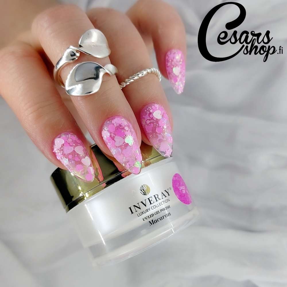 Inveray Macaron Glitter Gel Polish, Candy