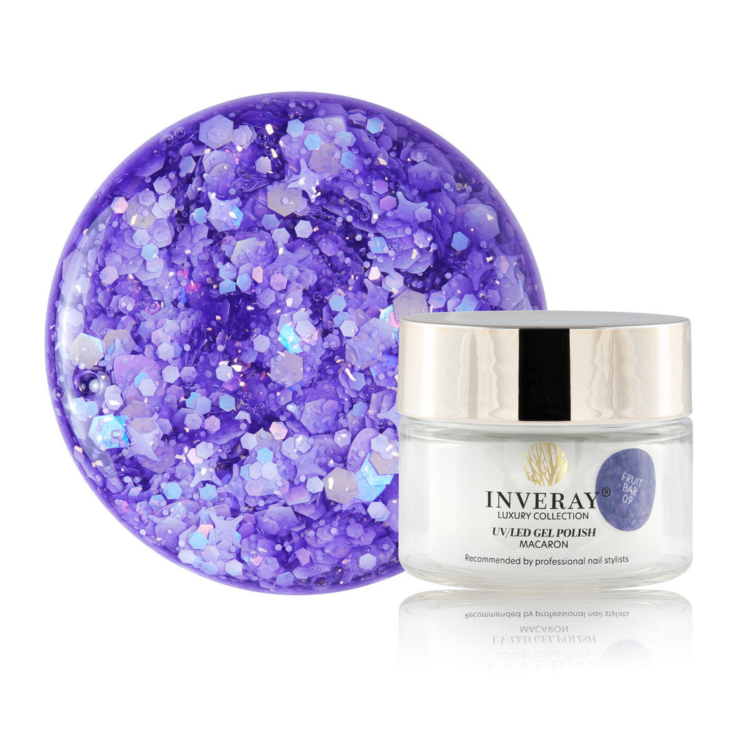 Inveray Macaron Glitter Gel Polish, Fruit Bar