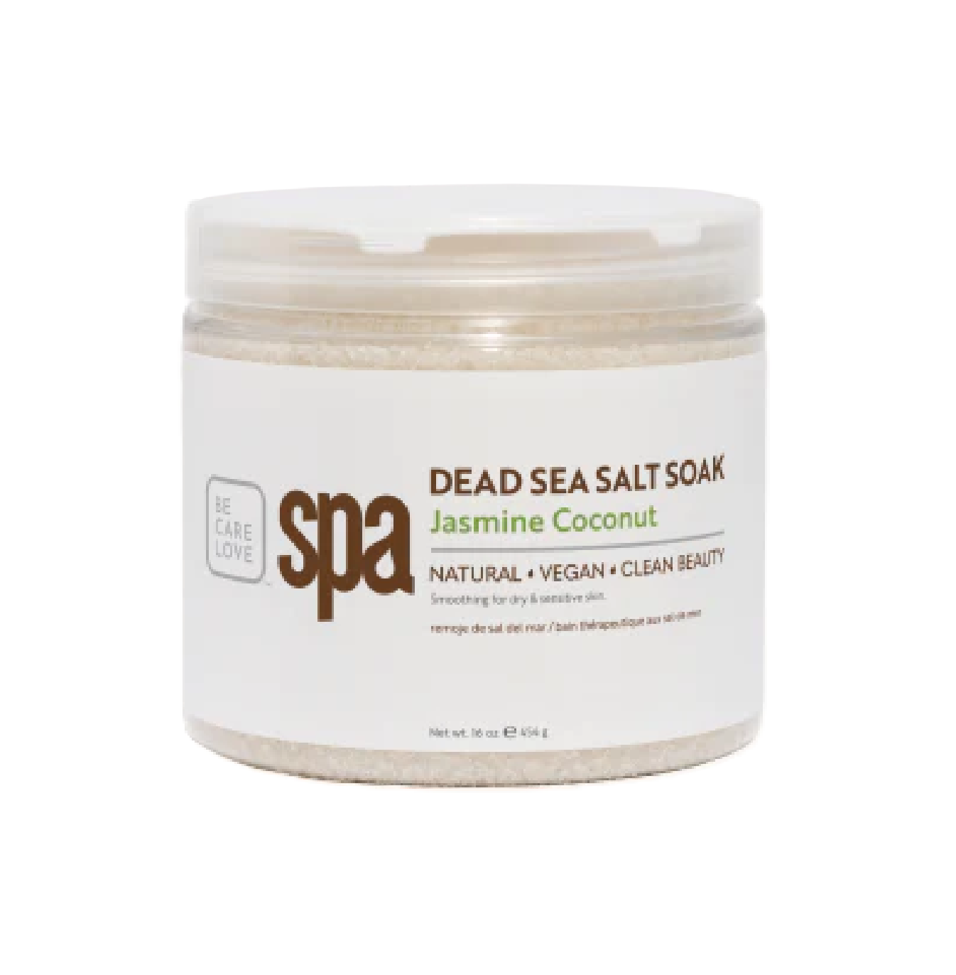 BCL Spa Dead Sea Salt Soak, Jasmine + Coconut 473 ml