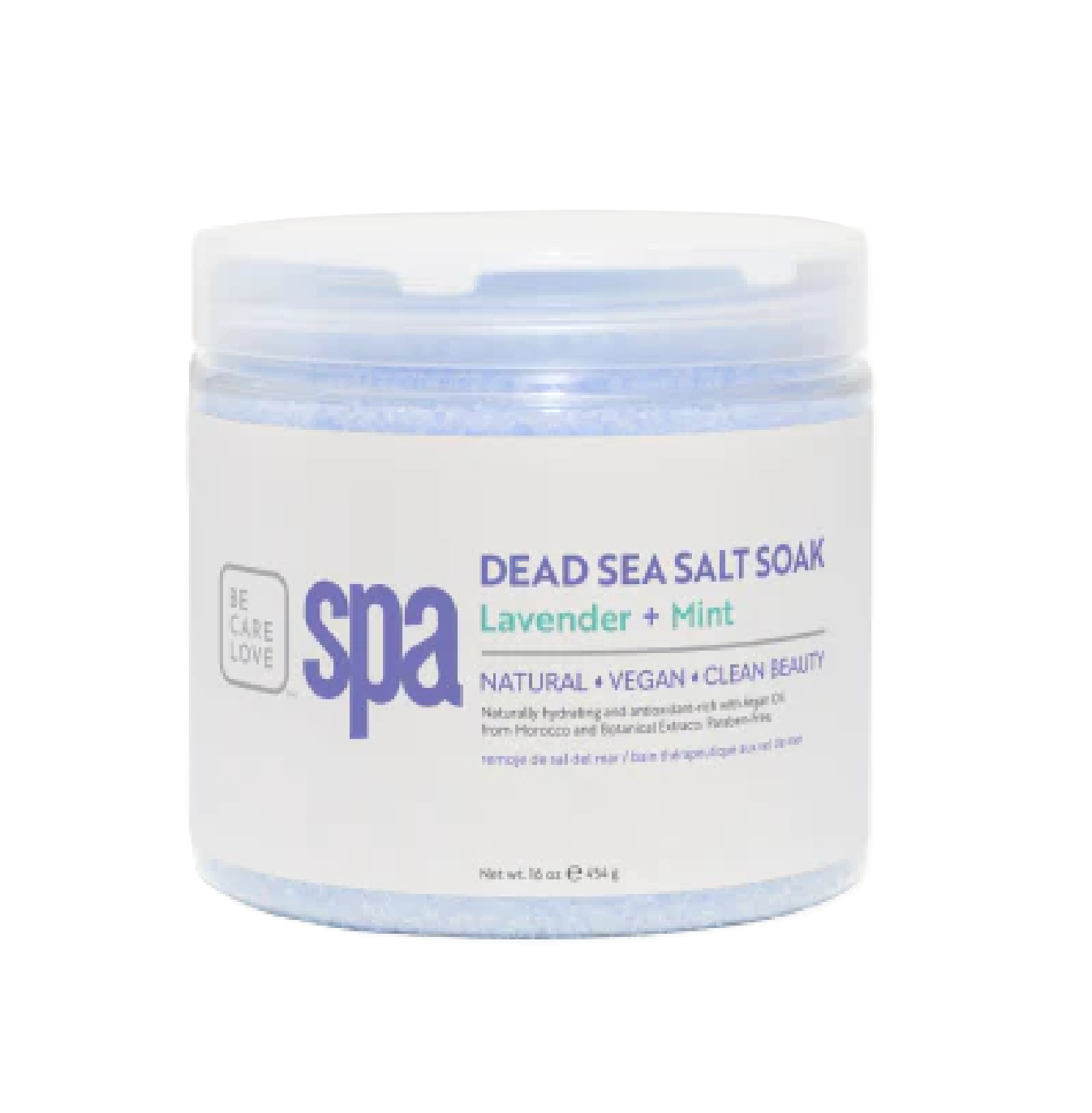 BCL Spa Dead Sea Salt Soak, Lavender + Mint 473 ml