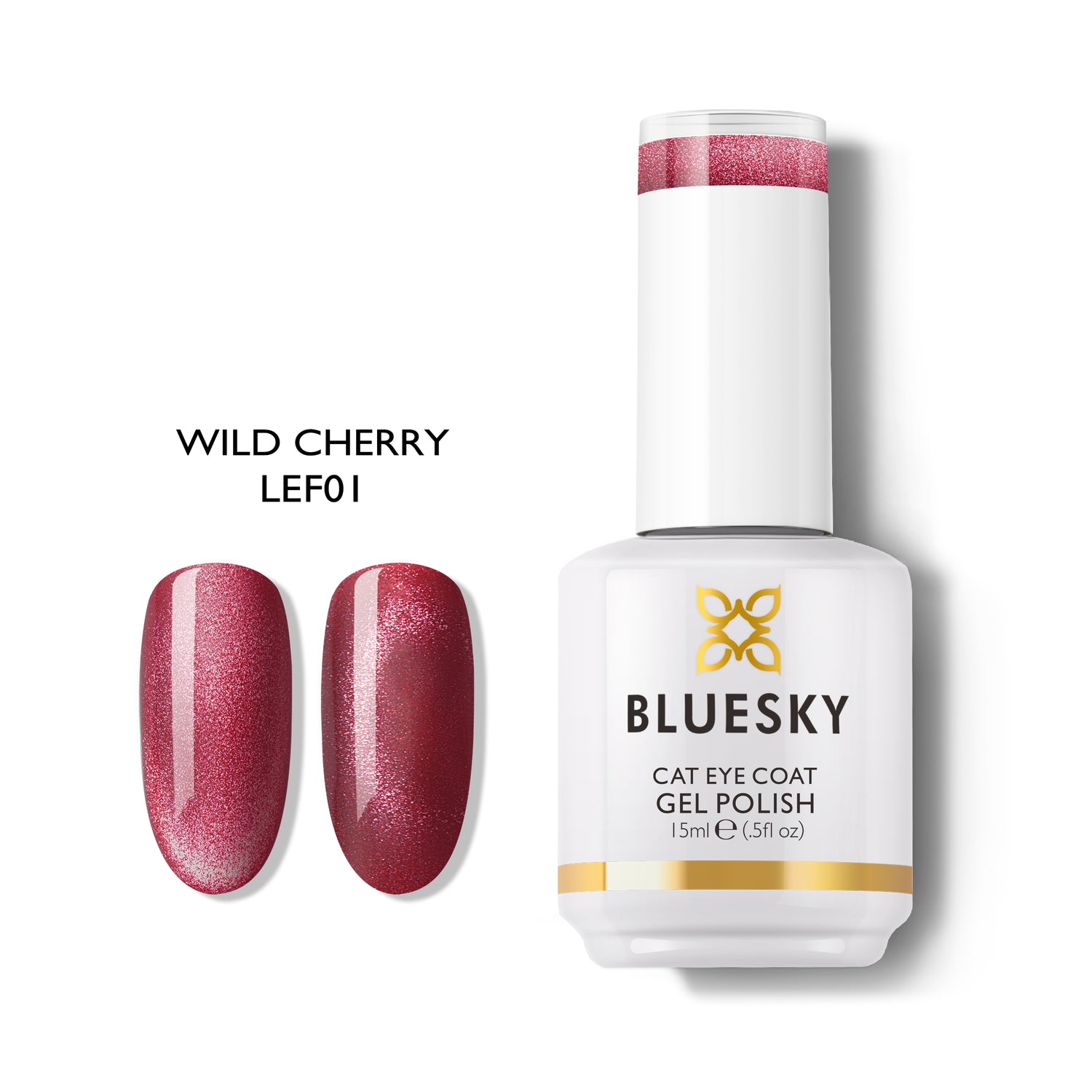 Bluesky Magnetic Gel Polish, Wild Cherry