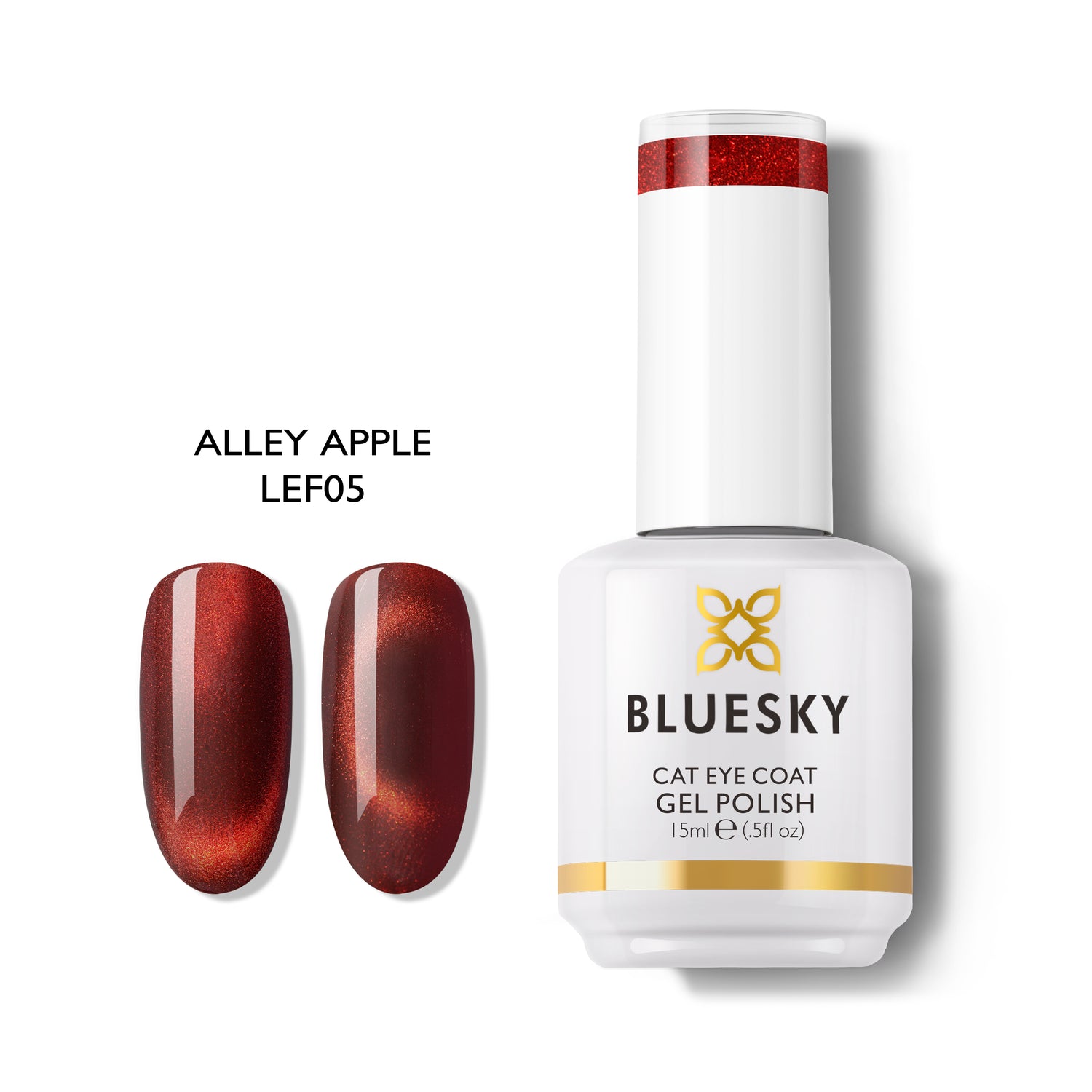 Bluesky Magnetic Gel Polish, Alley Apple