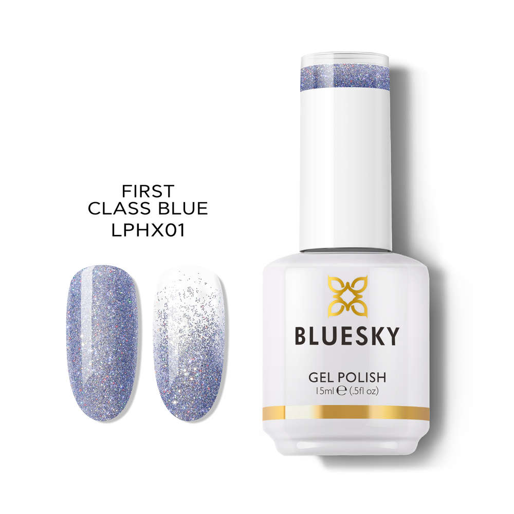 Bluesky Gel Polish, First Class Blue
