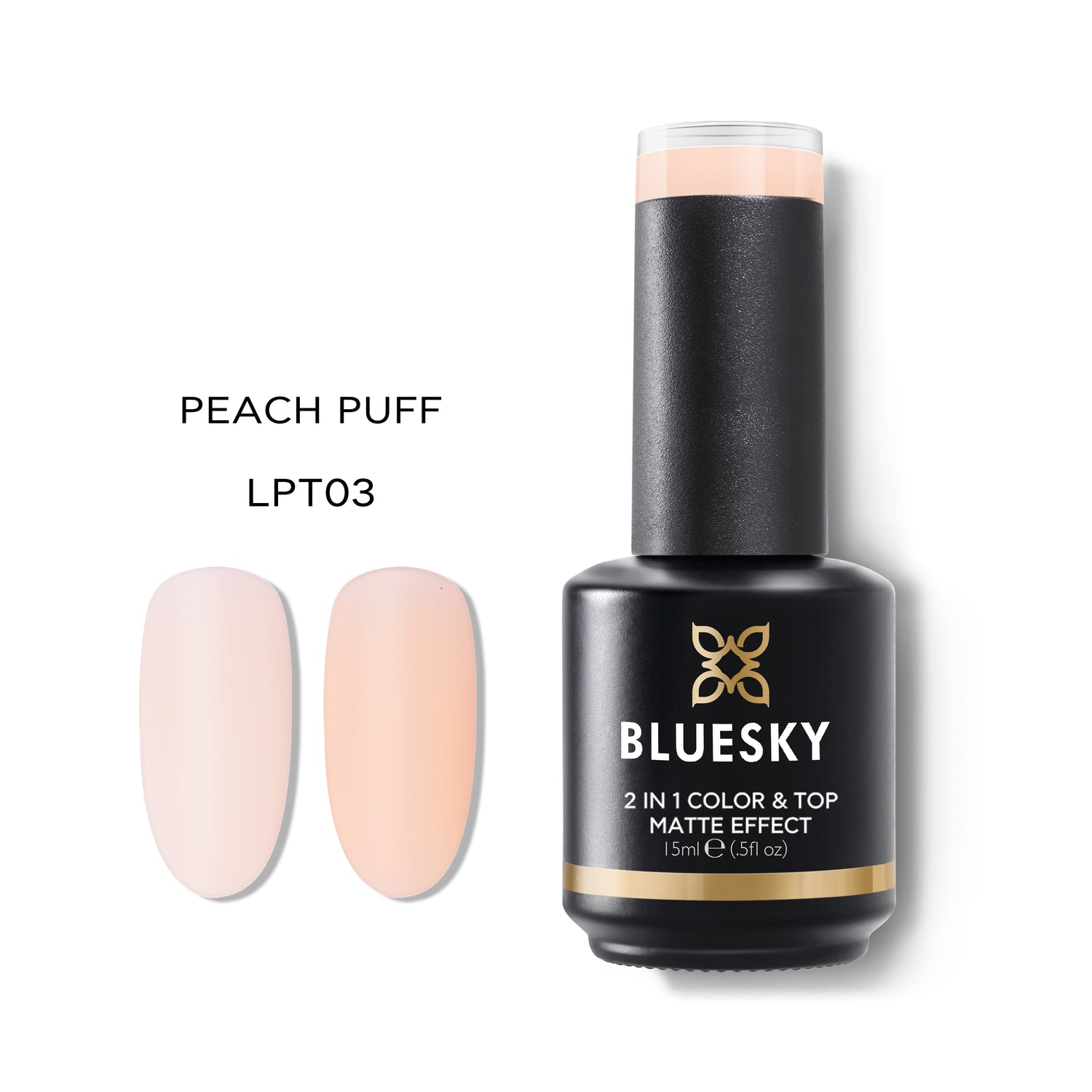 Bluesky Gel Polish, Peach Puff