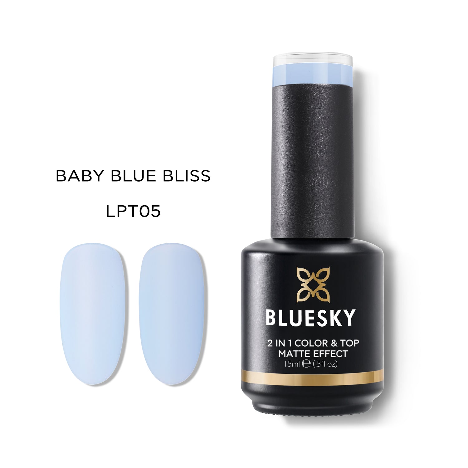 Bluesky Gel Polish, Baby Blue Bliss