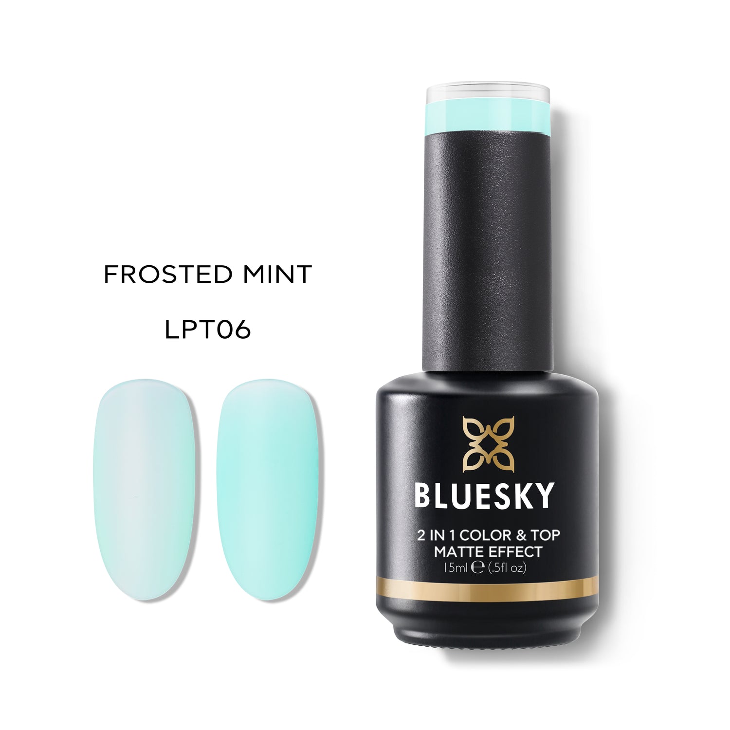 Bluesky Gel Polish, Frosted Mint