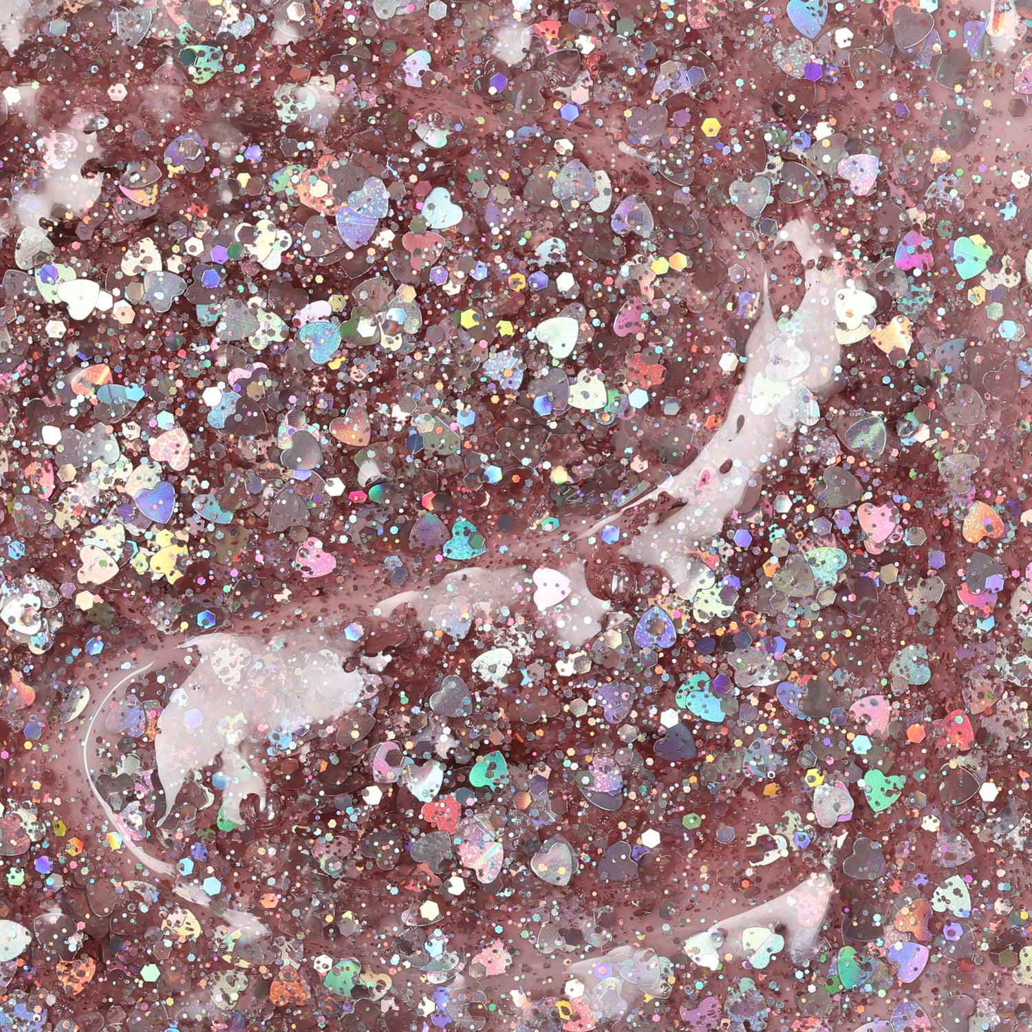 Bluesky No Wipe Glitter Top Geelipäällyslakka, Heart Romance