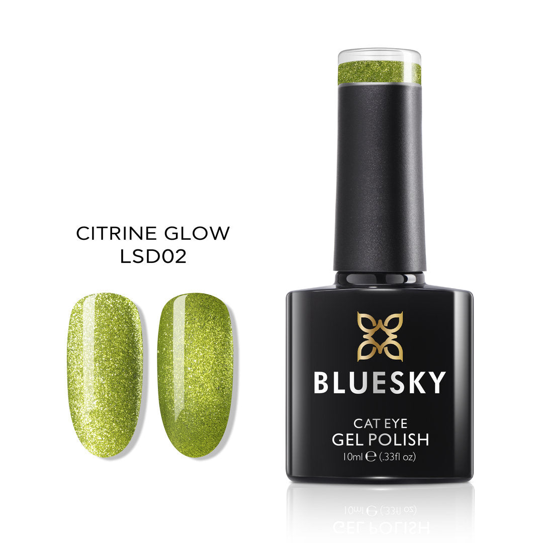 Bluesky Magnetic Gel Polish, Citrine Glow