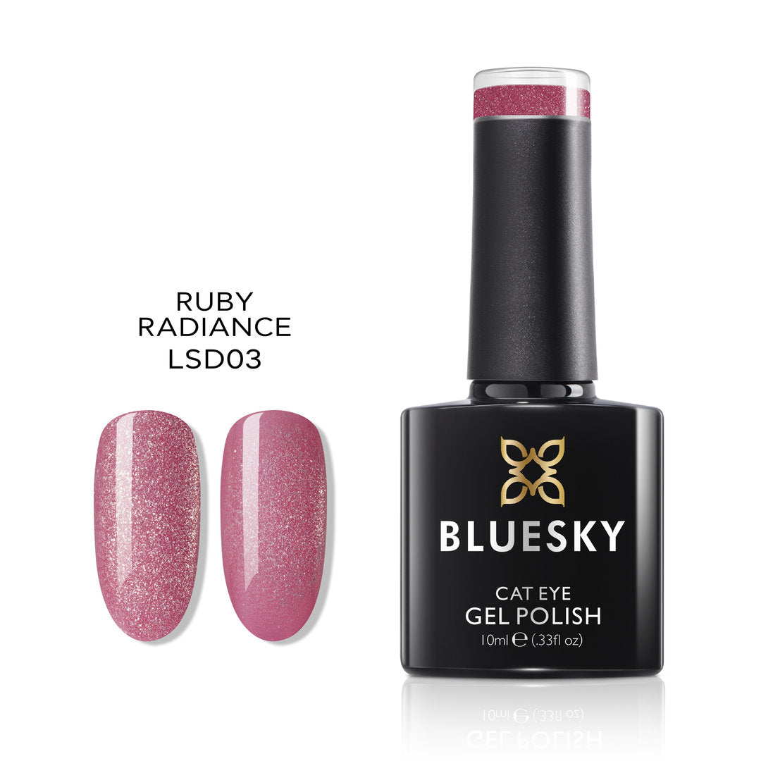 Bluesky Magnetic Gel Polish, Ruby Radiance