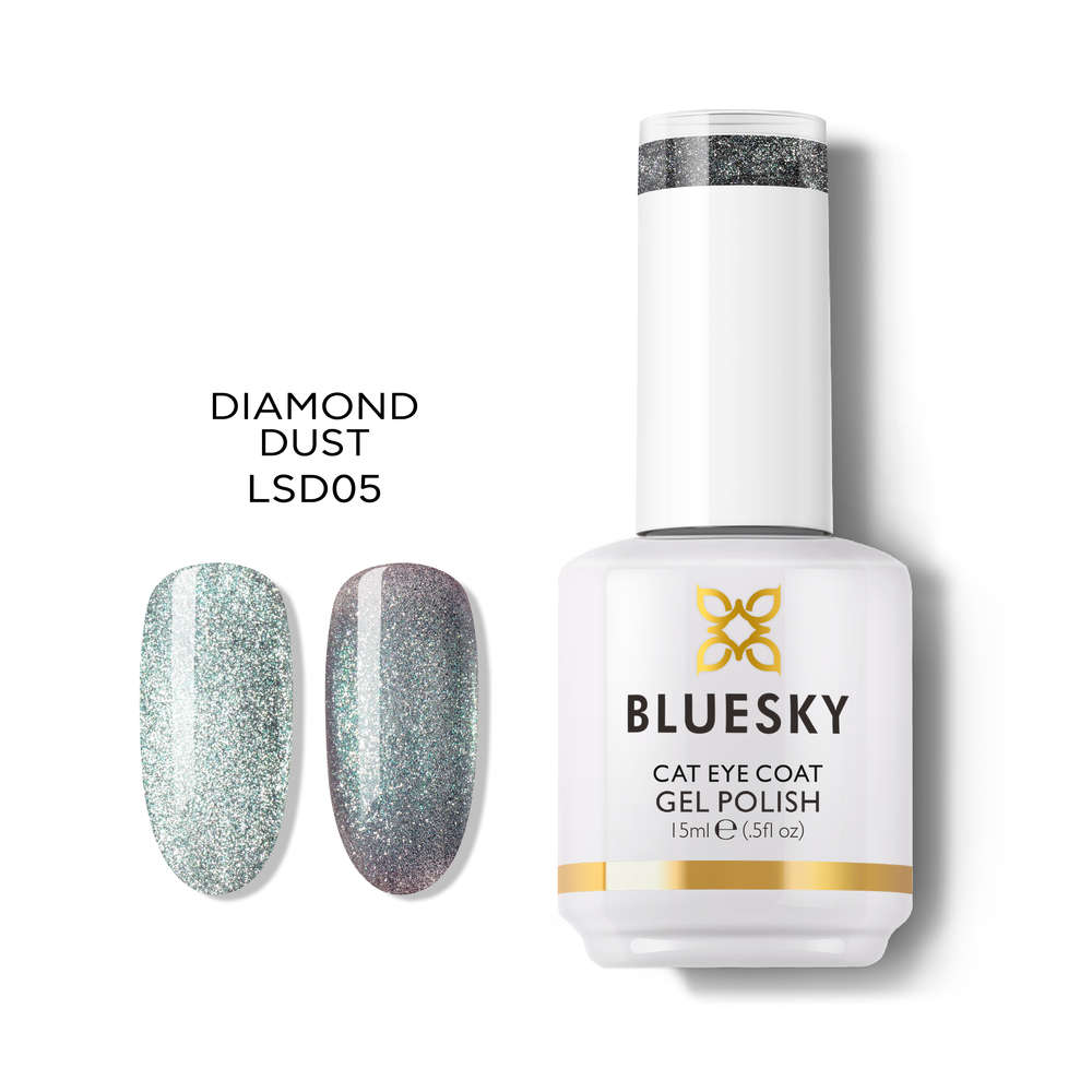 Bluesky Magnetic gel polish, Diamond Dust