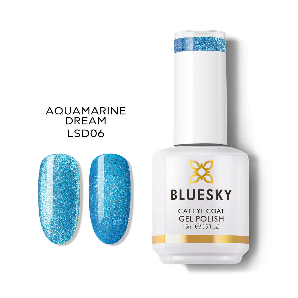Bluesky Magnetic Gel Polish, Aquamarine Dream