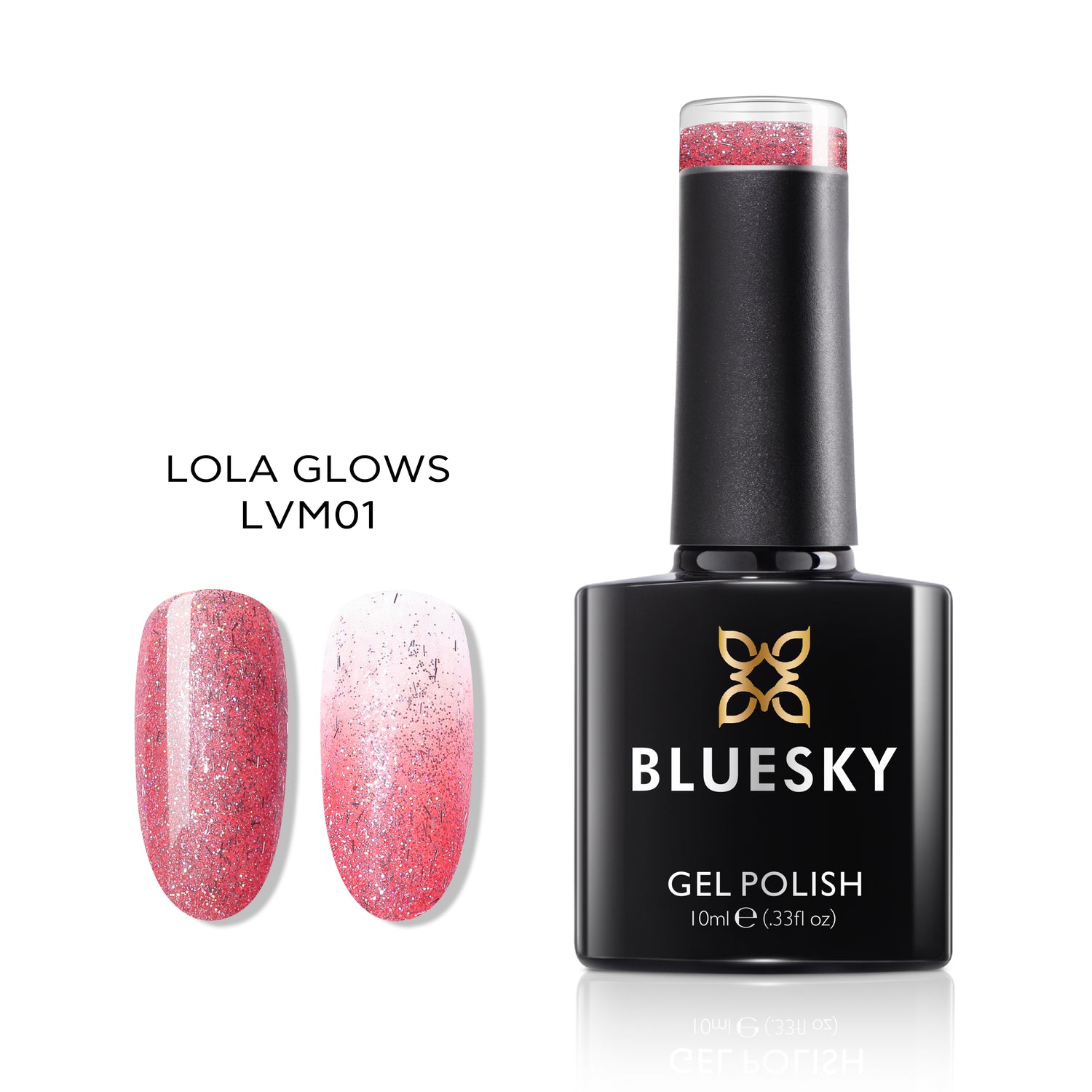 Bluesky Gel polish, Lola Glows
