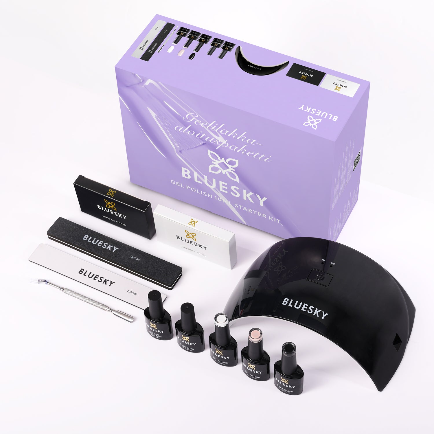 Bluesky Gel Polish Starter Kit, Purple