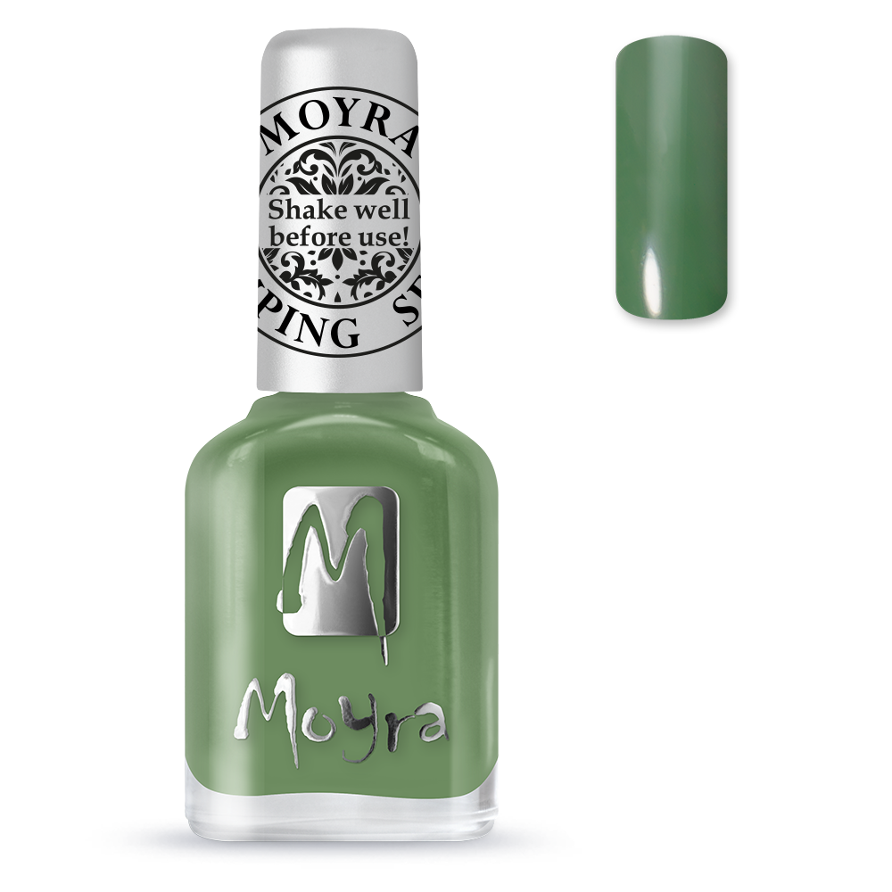 Moyra Stamping varnish, Dark green
