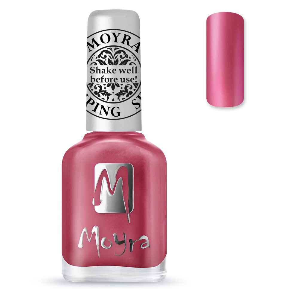 Moyra Stamping varnish, Chrome rose