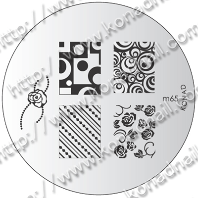 Konad Small Stamping Plate, M65