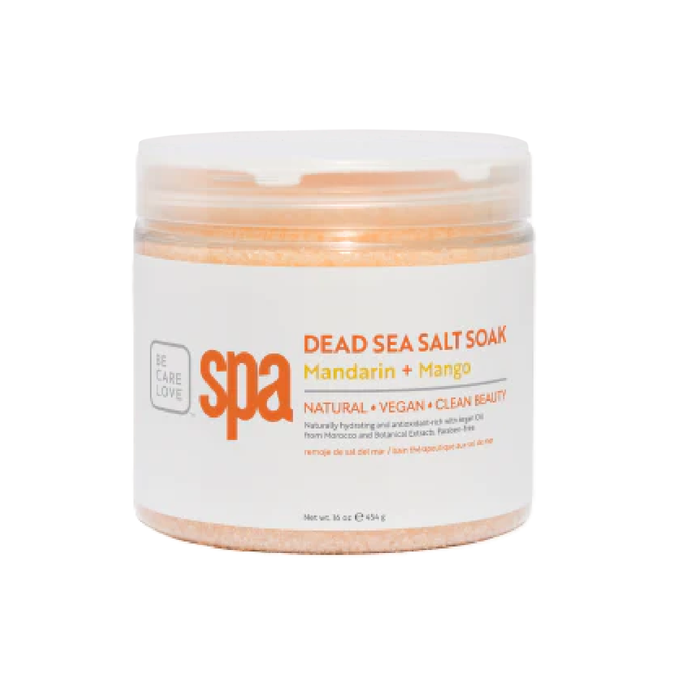 BCL Spa Dead Sea Salt Soak, Mandarin + Mango 473 ml