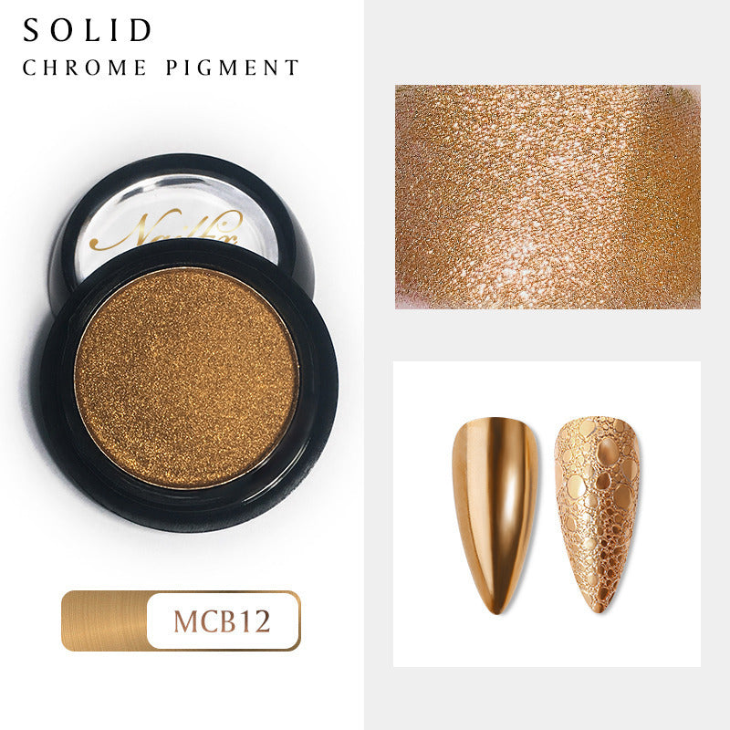 Nailfix Mirror Chrome Pigment, 12 Bronze
