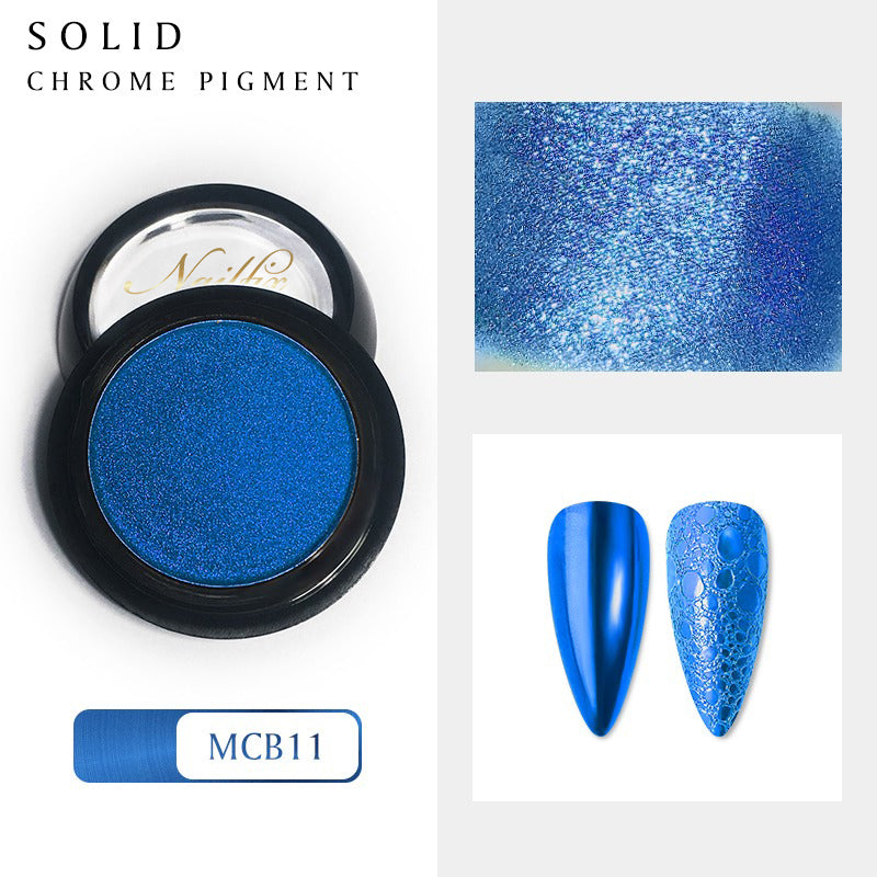 Nailfix Mirror Chrome Pigment, 11 Capri Blue