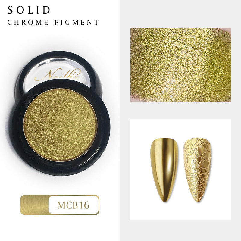 Nailfix Mirror Chrome Pigmentti, 16 Gold