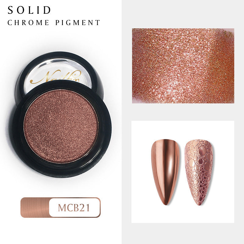 Nailfix Mirror Chrome Pigmentti, 21 Rose Gold