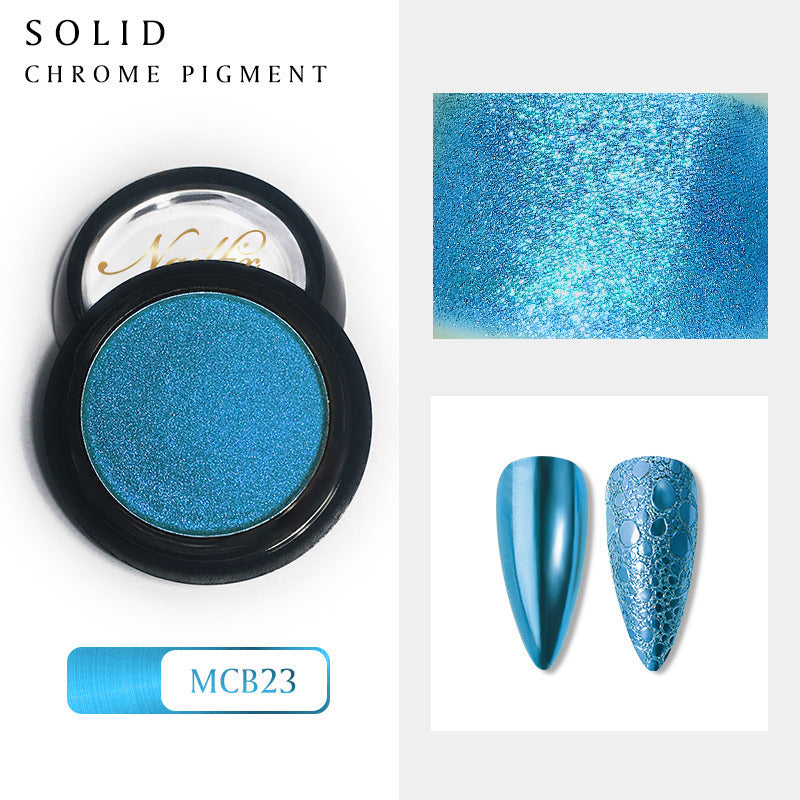 Nailfix Mirror Chrome Pigment, 23 Light Blue