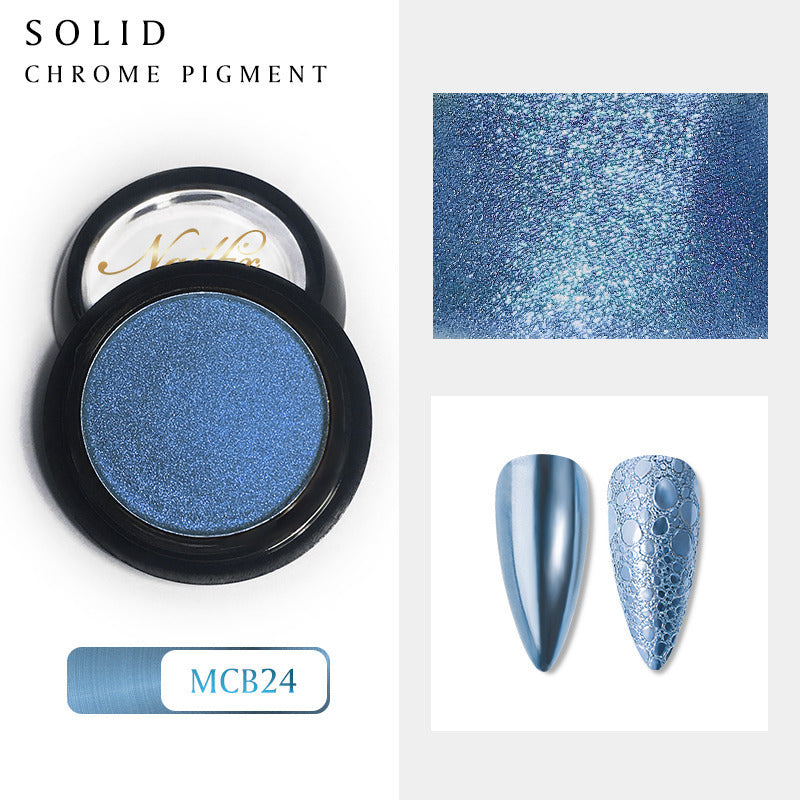 Nailfix Mirror Chrome Pigment, 24 Ice Blue