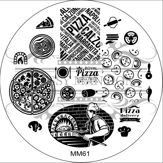 Messy Mansion Stamping Plate MM61