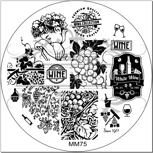 Messy Mansion Stamping plate MM75