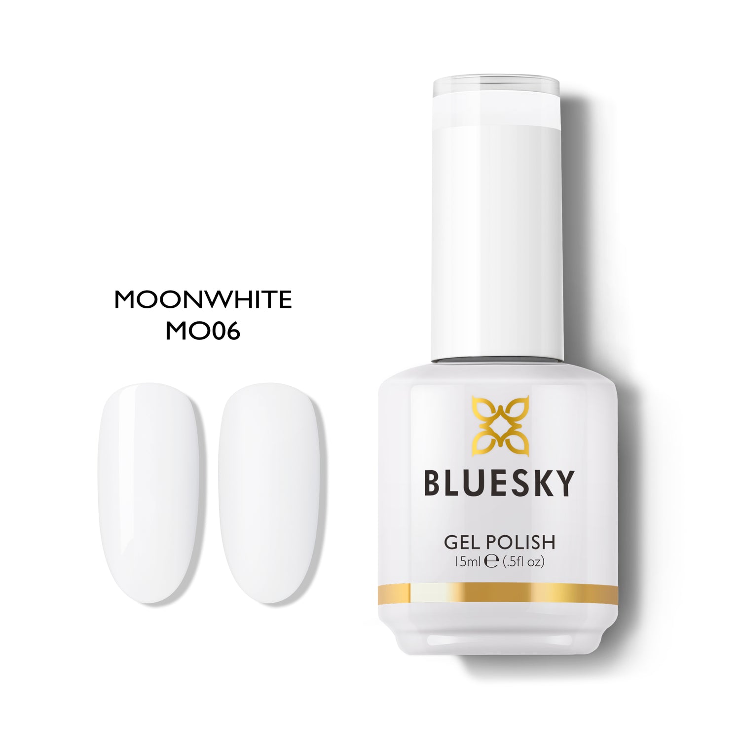 Bluesky Gel Polish, Moonwhite