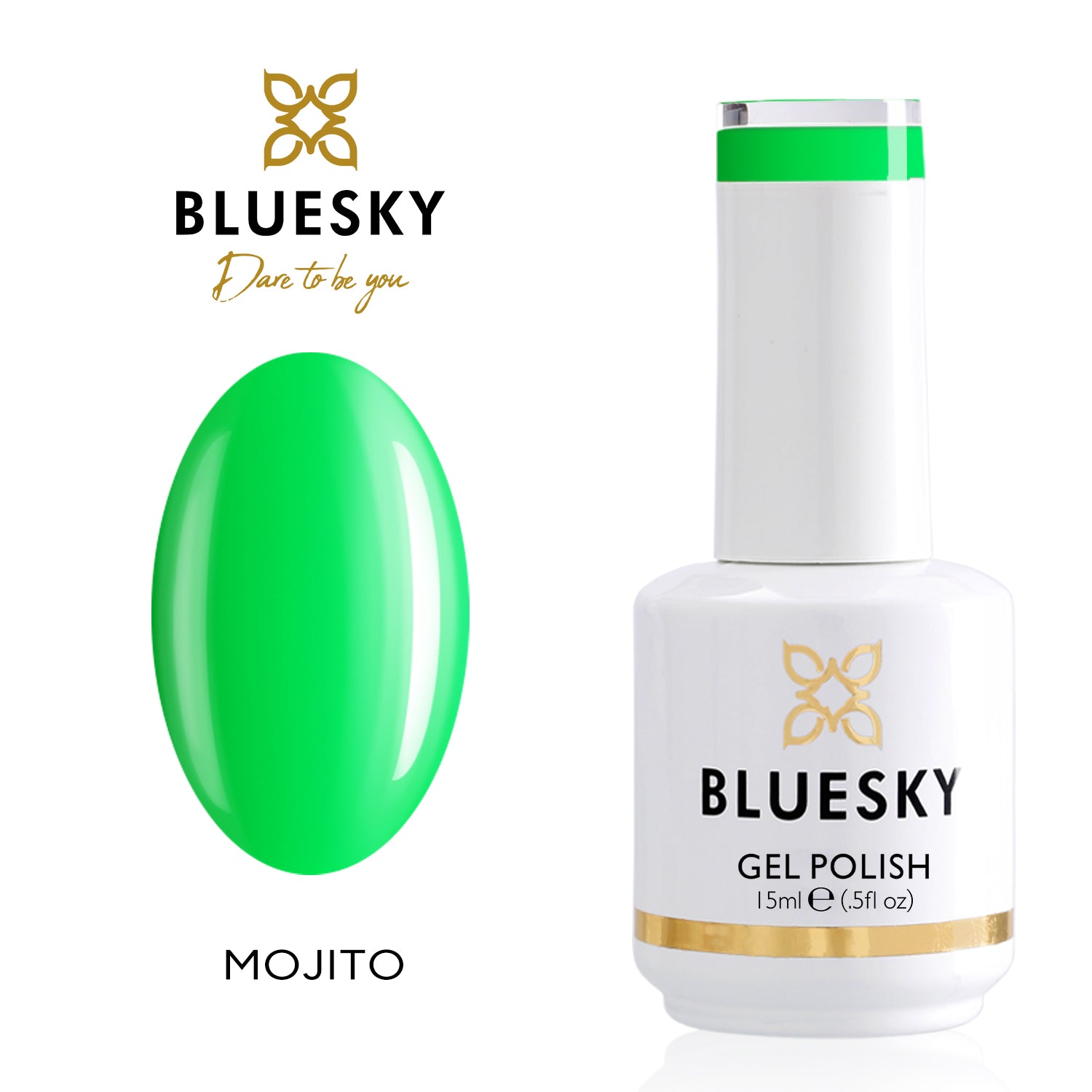 Bluesky Gel Polish, Mojito