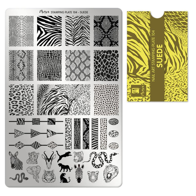 Moyra Stamping plate, 104 Suede