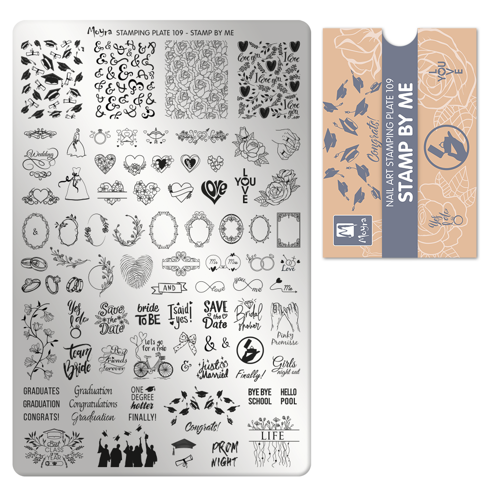 Moyra Stamping plate, 109 Stamp By Me
