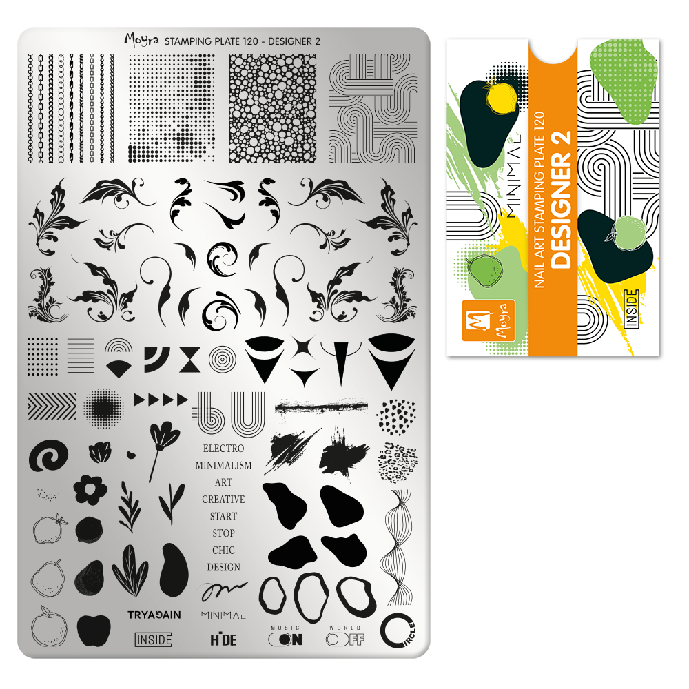 Moyra Stamping plate, 120 Designer 2