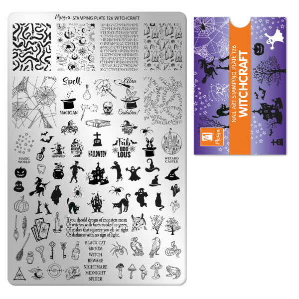 Moyra Stamping plate, 126 Witchcraft
