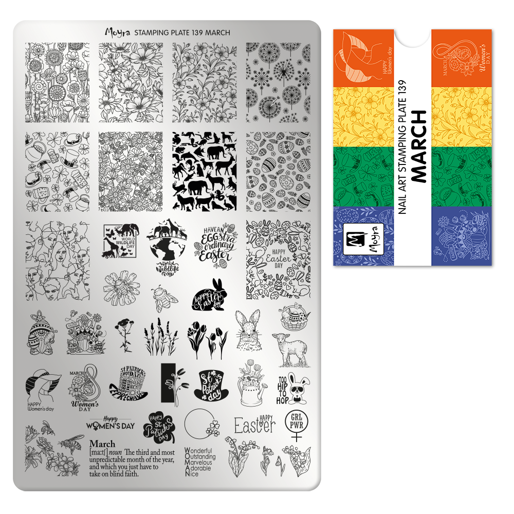 Moyra Stamping Plate, March