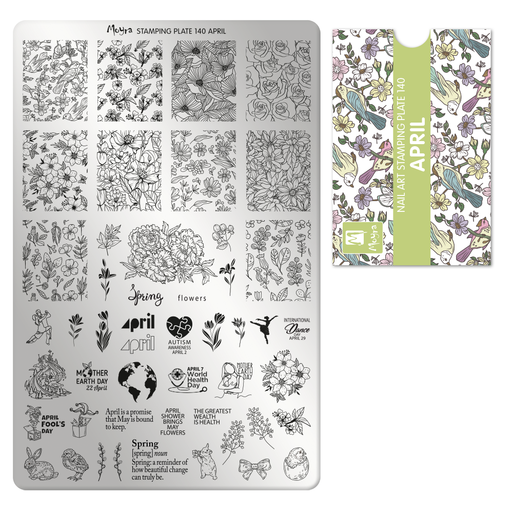 Moyra Stamping plate, 140 April