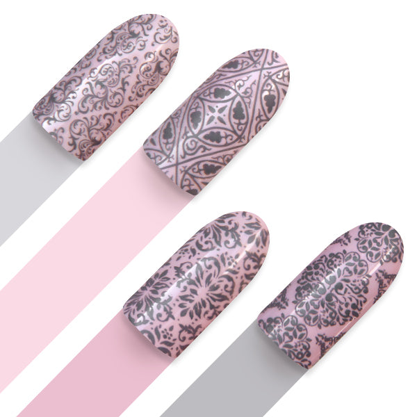 Moyra Stamping plate, 43 Damask Drapery 2