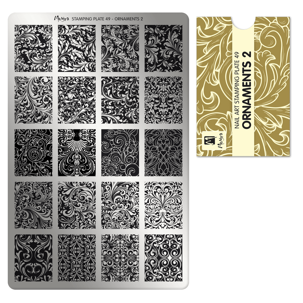 Moyra Stamping plate, 49 Ornaments 2