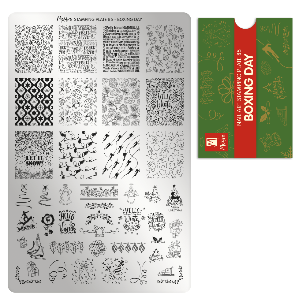 Moyra Stamping plate, 85 Boxing Day