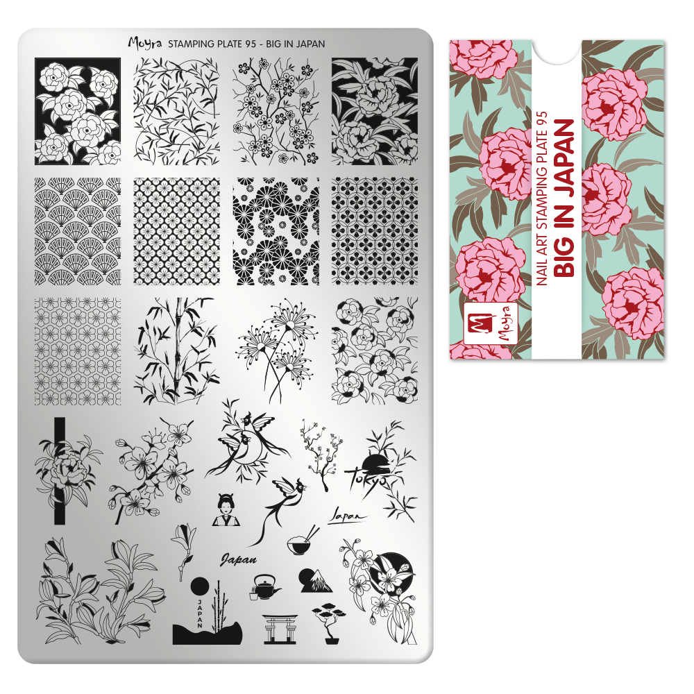 Moyra Stamping plate, 95 Big In Japan