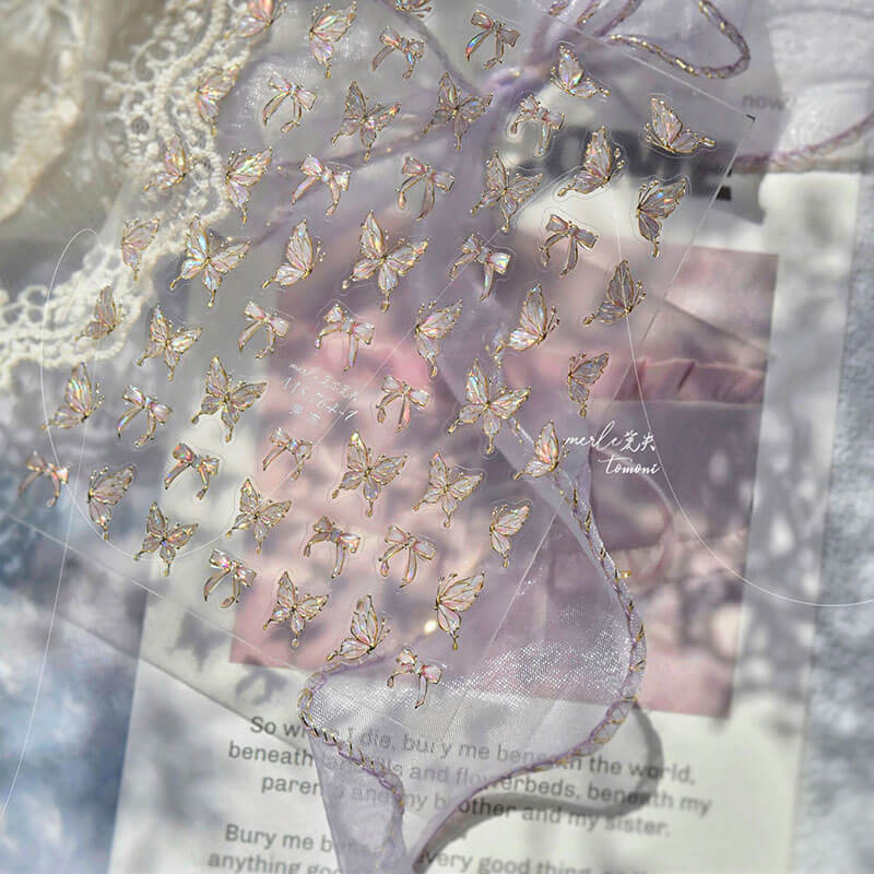 TOMONI Kynsitarrat, Iridescent Butterflies