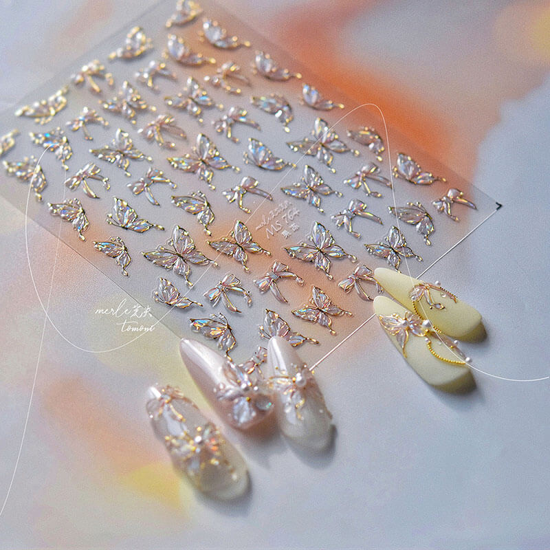 TOMONI Kynsitarrat, Iridescent Butterflies