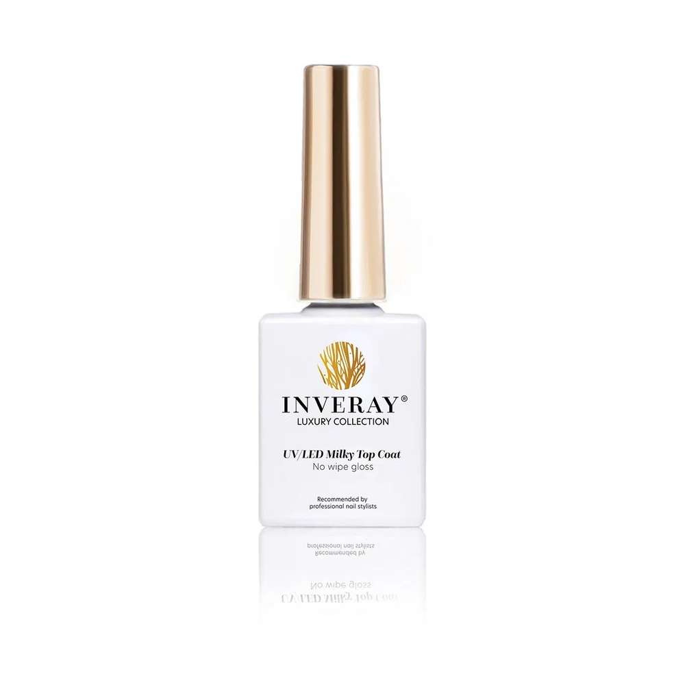 Inveray Luxury No Wipe Top Geelipäällyslakka, Milky White