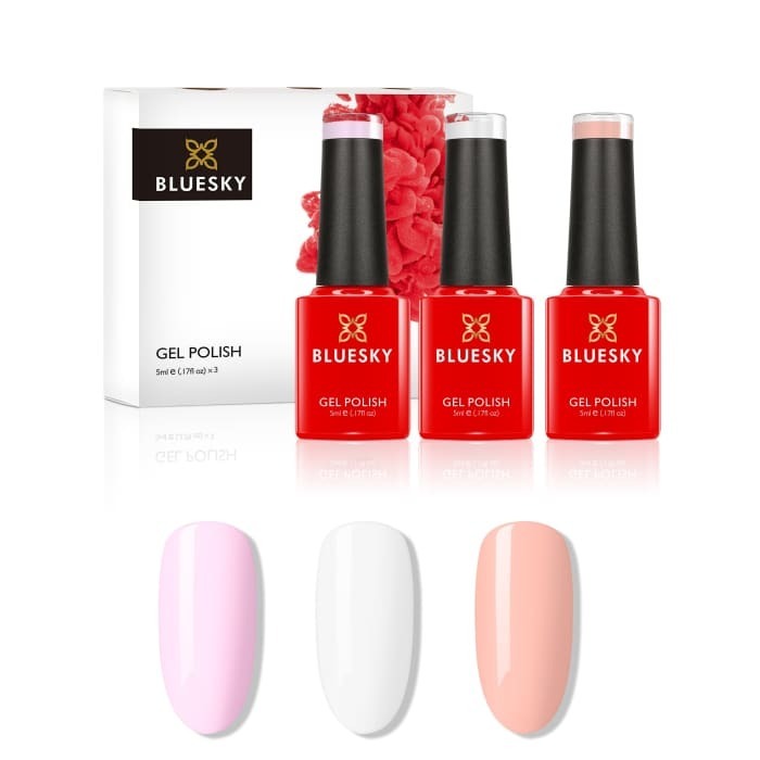 Bluesky Mini gel polish set, French