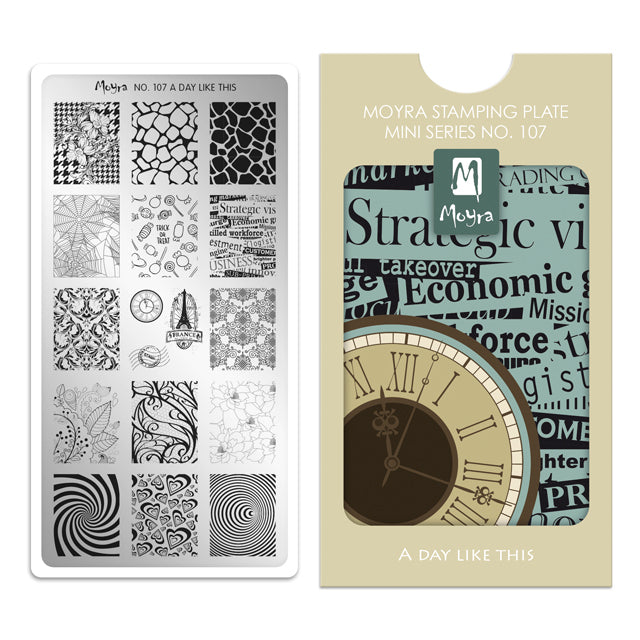 Moyra Stamping plate, 107 Day Like This