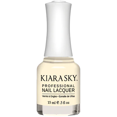 Kiara Sky Nail Polish, White Peach